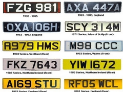 英国の自動車ナンバープレート – 西洋アンティーク雑貨や英国MINI 